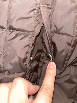 Abercrombie Fitch Brown Puffer Jacket Fur Lined Y2K thumbnail 3