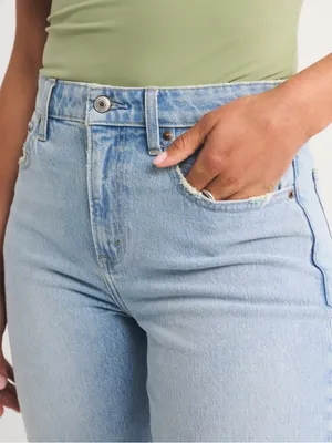 Abercrombie & Fitch Curve Love The 90s Straight Ultra High Rise 10Long thumbnail 2
