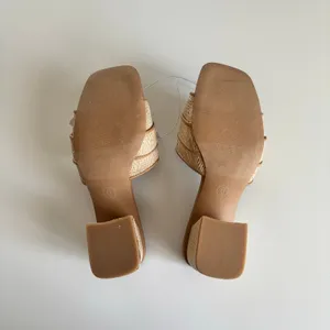 A New Day Kathleen Raffia Glam Buckle Block Heel Slide Sandals Womens Size 6 NEW thumbnail 7