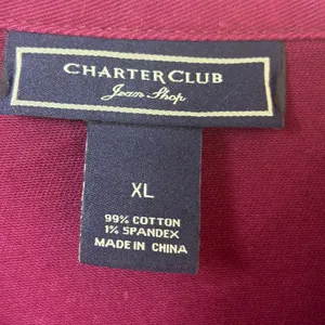 Charter Club Jean Shop Plum Purple Cotton Stretch Trucker Jacket Womens XL thumbnail 6