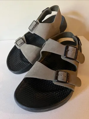 Birkenstock milano Buckle Sandals with Black Footbed wanderlust casual Unisex thumbnail 1