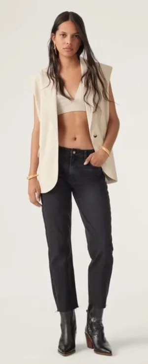 Ba&Sh Evan Straight Leg in Blackstone Jeans 26 thumbnail 1