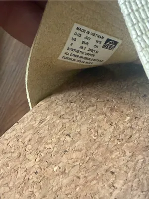 Reef Cushion Vista Platform Gold Metallic Costal Slide Sandal 8 thumbnail 6