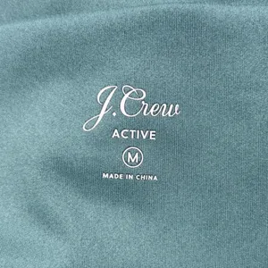 J. Crew‎ Active Teal Blue Athletic Skort with Built-in Shorts Pockets Medium thumbnail 4