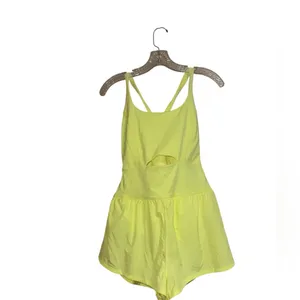 NWOT Free People Movement X Free People Righteous Runsie in Sour Citrus thumbnail 8