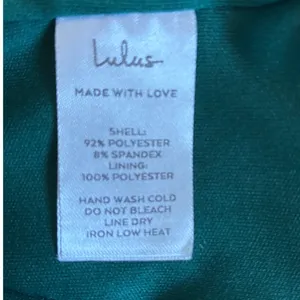 Lulus Emerald Green Velvet One Shoulder Mini Dress Pleated Bodice‎ D1582 Medium thumbnail 8