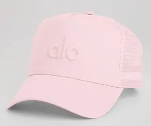 Alo Yoga District Trucker Hat Powder Pink thumbnail 1