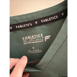 Fabletics Women's Scrub‎ Top Sz Sm Dark Green Nurse Doctor Hospital Shirt thumbnail 2