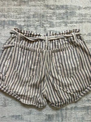 Free People Striped Paperbag Waist Shorts thumbnail 2