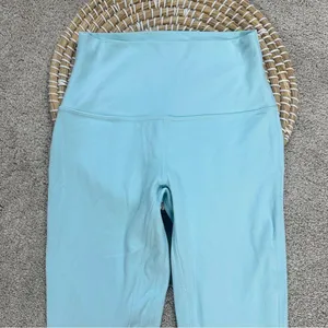 Lululemon Women’s Align High-Rise Pant Legging 25" Yoga in Cyan Blue Size 4 thumbnail 4
