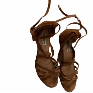 ✨2xHP✨Revere Cognac Suede Leather Lace-Up Heels✨ thumbnail 9