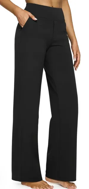 Amazon G4Free Women's High Waist Wide Leg Yoga Pants thumbnail 1