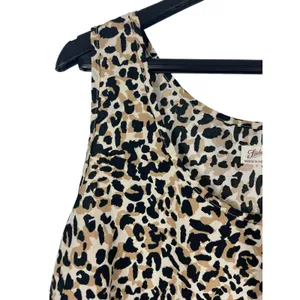 Faded Glory Sleeveless Semi Sheer Animal Cheetah Print Top XL thumbnail 3