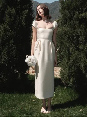 Maison Amory The Belmont Dress in Ivory Cream XXS NEW $369 Bride Bridal thumbnail 2