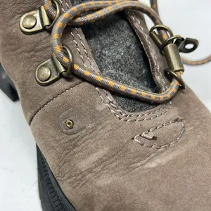 Lucky Brand Eavan Combat Boots Women’s 8M Brown Suede Hiking Lug Zip thumbnail 9