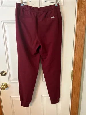 FIGS Technical Collection Joggers in Burgundy thumbnail 2