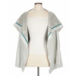 Lululemon Savasana Wrap sweatshirt jacket Large grey pencil sketch thumbnail 2