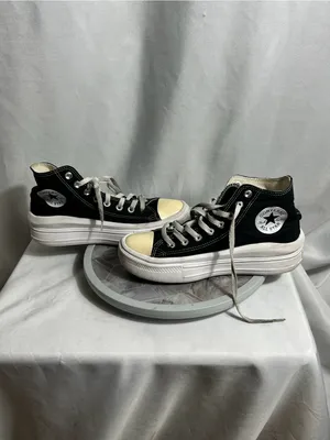 Converse Chuck Taylor All Star Move Platform High Top Black White Women’s Size 9 thumbnail 4