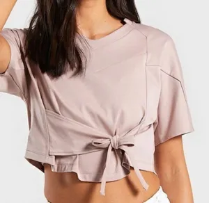 Gymshark Pink‎ Flutter Sleeve Crop Top thumbnail 1