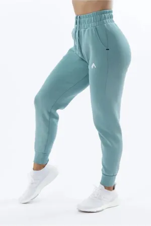 ALPHALETE WOMEN'S ELMTS RELAXED CUFFED JOGGER - Teal , Size Small thumbnail 1