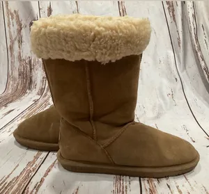 BEARPAW LEATHER MID CALF‎ BOOTS thumbnail 1