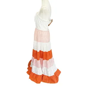 Hutch Alston Eyelet Maxi Dress Anthropologie Cutout Back Size 6 thumbnail 10