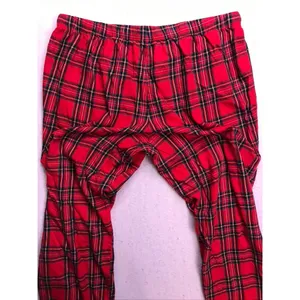 Victoria's Secret Pajama Set Women XL Red Plaid Flannel Sleepwear Holiday thumbnail 14
