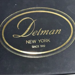 Delman New York Women’s Size 7 Black Metallic Patent Toe Brook Ballet Flats thumbnail 10