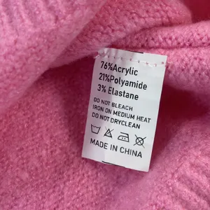 BTFBM Women's M Hot Pink Oversized Knit Sweater Crew Neck Long Sleeve Tunic Fall thumbnail 7