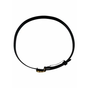 Gucci GG Logo Buckle Marmont Thin Belt Black Smooth Leather Size 80cm/32" thumbnail 5