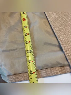 Magaschoni Trench Coat. Wool blend. Button Close. Lined. Herringbone. thumbnail 9
