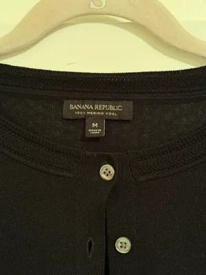 Banana Republic Black Cardigan thumbnail 2