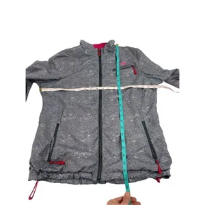 New Balance water repellent full zipper gray jacket thumbnail 7
