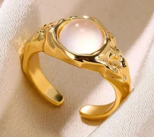 Gold Adjustable Ring with Vintage thumbnail 1