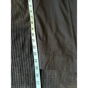 Merona Black Pinstripe Wide Leg Crop Dress Pants High Rise Side Zip Size‎ 16 thumbnail 6