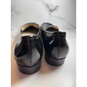 Anne Klein iFlex Black Patent Leather Loafers Moc Toe Flats AK7VAMA Womens 7.5M thumbnail 5