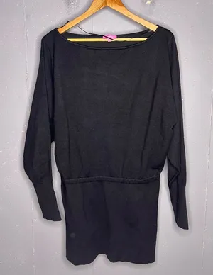 Edikted Eve Off Shoulder Knit Mini Dress Size Large thumbnail 1