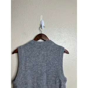 L'Academie by Marianna Krysten Alpaca Wool Button Sweater Vest size M thumbnail 5