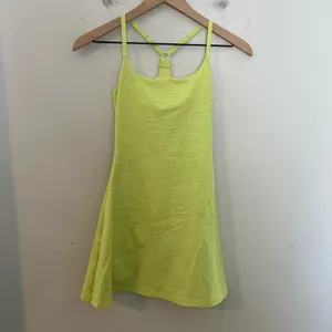 OUTDOOR VOICES- The Exercise Dress Heathered Yellow Size XS thumbnail 2