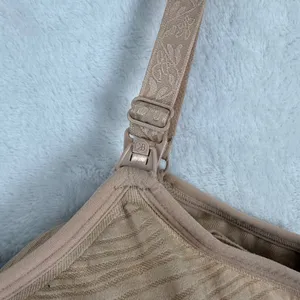 Kindred Bravely Seamless Nursing Bra Tan Beige Medium Wireless Maternity 6347‎ thumbnail 3