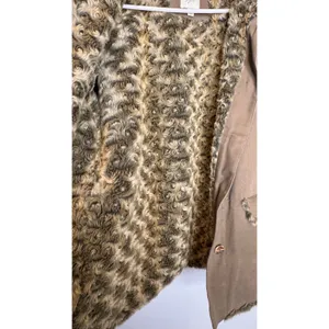 Vintage 2000s J.Jill Brown Faux Fur Lined Coat Jacket Size L thumbnail 10