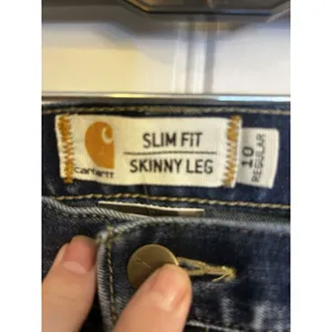 Carhartt Rugged Flex Layton Skinny Leg Jeans Slim Fit Size 10 Stretch Denim thumbnail 5