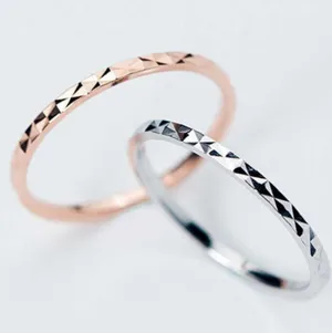 NEW 18k/.925‎ Rose Gold Dainty Stacking Midi Pinky Knuckle Ring thumbnail 8