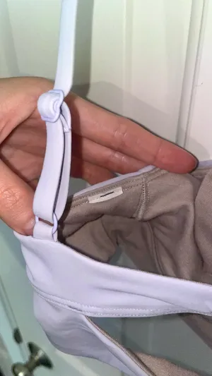 Lululemon Sports Bra Light Blue 4  thumbnail 5