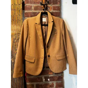 GAP The Academy Blazer 4 Camel Tan Wool Blend Preppy Dark Academia Schoolboy thumbnail 2
