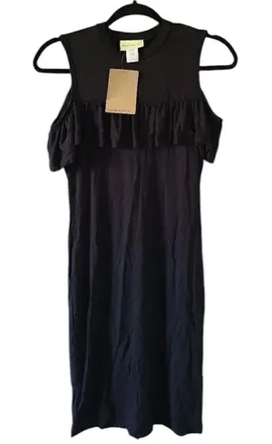 NWT enough about me size small sleeveless ruffled bodice dress thumbnail 1