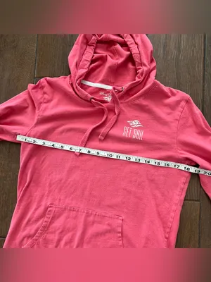Disney Cruise Line Set Sail Long Sleeve Hooded T-Shirt Pink size Small thumbnail 4