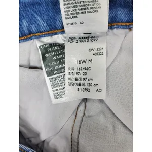 Levis 501 Original Jeans Women 16W Light Wash Blue Straight Leg Button Fly NEW thumbnail 7