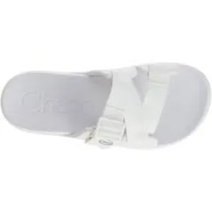 Chaco chillos slides sandals all‎ white size 10 thumbnail 2