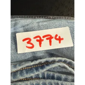 Hollister Ultra High-Rise Dad Jean Light Wash Distressed Blue Denim 7L W28 L33 thumbnail 8